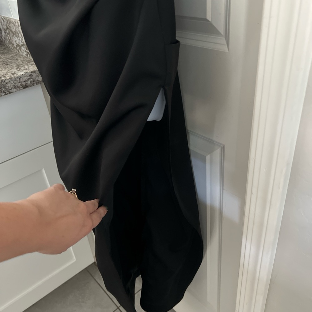 House of CB Black Draped Dress - Picture 3 of 6